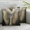 thumbnail image 3 of Qinduosi Print Throw Pillow Covers,Pillow Cushion Cases,Throw Pillows for Couch Sofa Bedroom Car White, 3 of 5