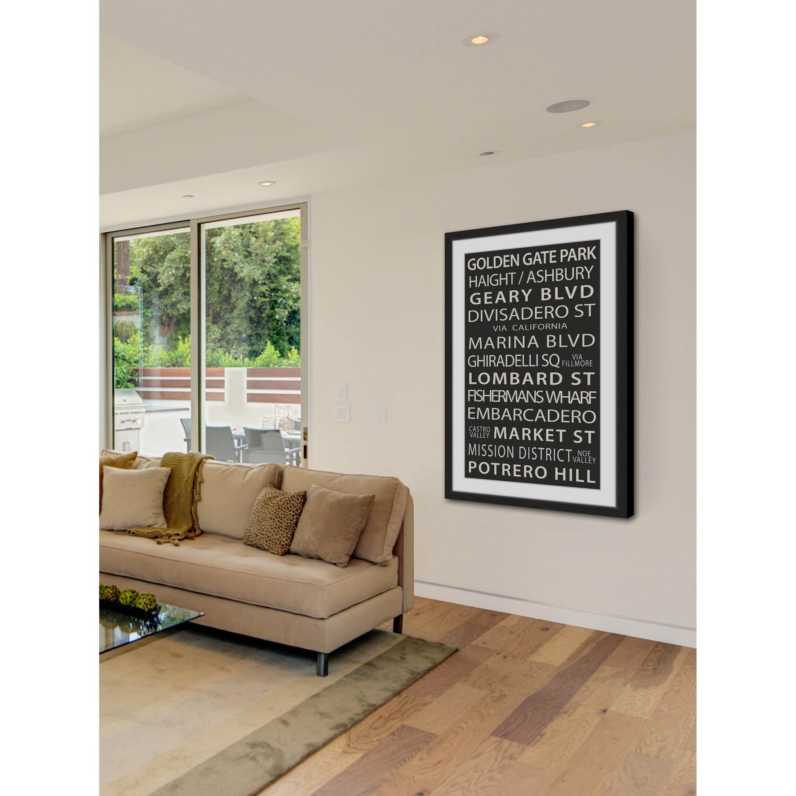 Golden Gate Park Framed Painting Print