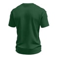 thumbnail image 6 of 250th Anniversary USA Shirt Crewneck Short Sleeve Commemorative Tee Casual Independence Day Mens Graphic T-shirts Green XL, 6 of 6