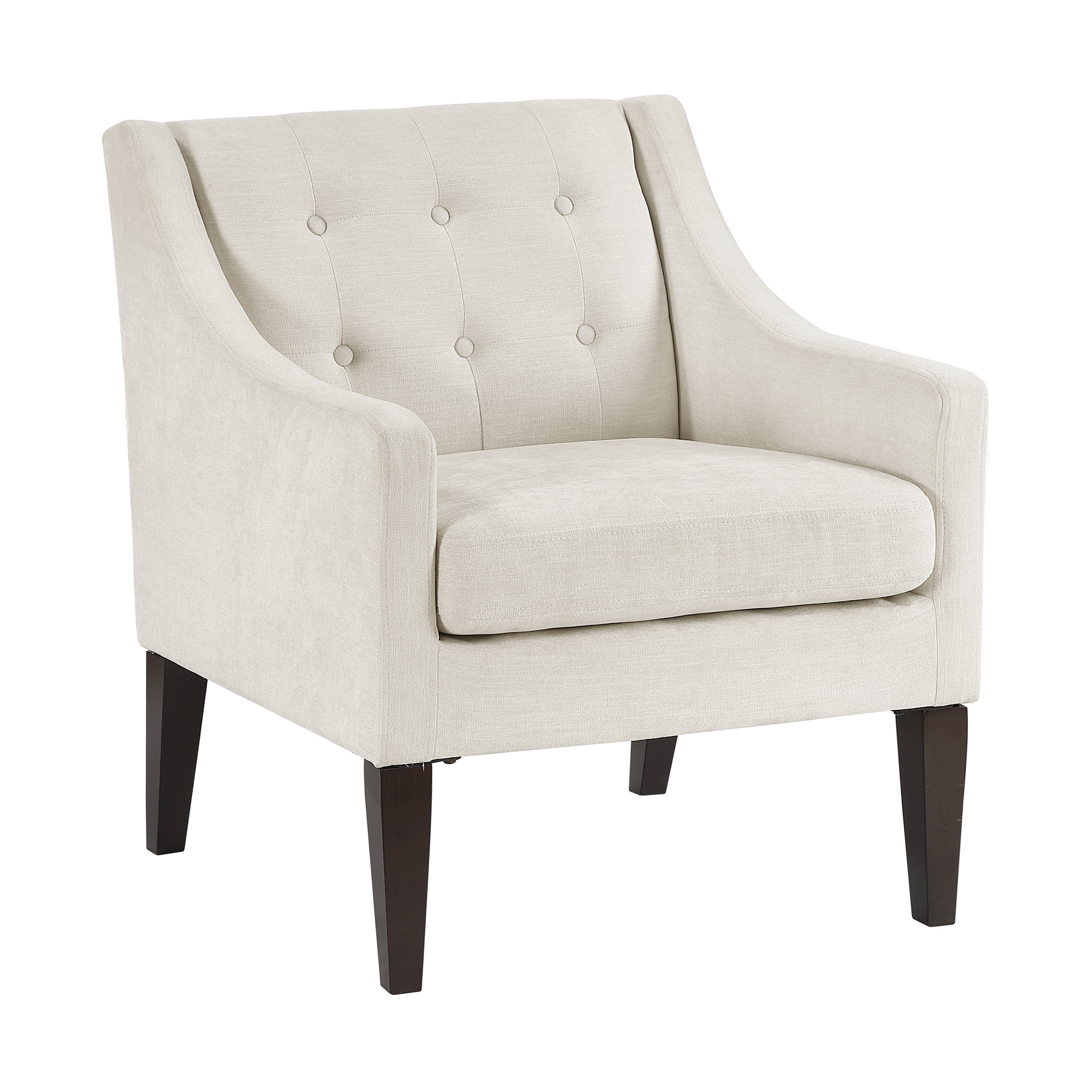 OakvillePark Solmera Textured Fabric Accent Chair, Beige