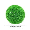 thumbnail image 2 of Artificial Boxwood Topiary Balls Set of 2 - Outdoor Faux Plants for Front Porch, Entrance, Garden - Low Maintenance Home Decor - Wedding Party Office Decoration - 1 Pack Milan Grass Simulation, 2 of 2