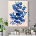 thumbnail image 4 of UXIEQU 12x16 Inch 2D Flat Blue Eucalyptus Watercolor Wall Art Minimalist Botanical Modern Leaf Home Decor, 4 of 8