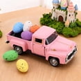 thumbnail image 4 of Easter Truck Decorations with 6 Colorful Eggs - 5″ Mini Vintage Farmhouse Metal Truck Decor Happy Spring Home Kitchen Table Farm Tiered Tray Decoration Easter Keepsake Gift, 4 of 16