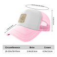 thumbnail image 6 of PAYOHTO Kids Old Caravel Vintage Sailboat Baseball Hat Back Adjustable Mesh Breathable Hats Pink Trucker Cap Outdoor Fishing Sun Caps for Boys or Girls ages 4-10, 6 of 9