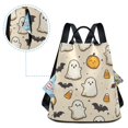 thumbnail image 5 of FORMRS Women's Travel Backpack Purse Anti-Theft Hidden Pockets Casual Shoulder Bag, Halloween Cute Ghosts, 5 of 7