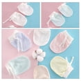 thumbnail image 2 of FRCOLOR No-Scratch Mittens Soft Fabric Protective Gloves Assorted Colors Comfortable and Gentle Skin, 2 of 10