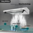 thumbnail image 3 of Campana CB-76 de pared en 76 cm Acero SUPRA Campana CB-76, 3 of 8