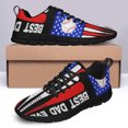 thumbnail image 4 of Best Dad Ever Baseball Running Shoes Sneakers Mesh Black Size 11.5, 4 of 5