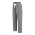 thumbnail image 5 of GHSOHS Mens Casual Cargo Sweatpants Fleece Lined Joggers Pants High Waisted Drawstring Relaxed Fit Cargo Sweat Pants Sports Trousers, 5 of 6