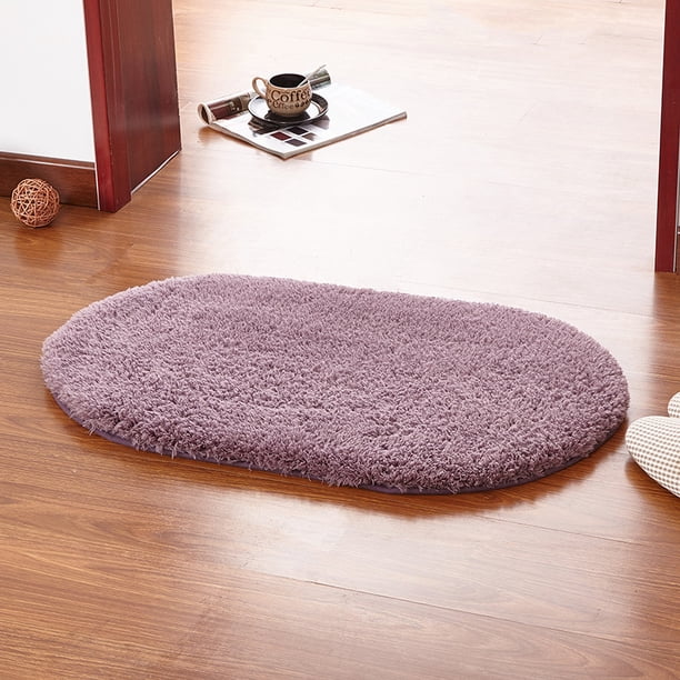 Alfombrilla de suelo para el hogar, ovalada, para sala de estar, alfombra para puerta, dormitorio, reposapiés, inodoro, baño, alfombrillas absorbentes