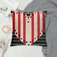 thumbnail image 2 of PHYHOO Valentines Day Pillow Covers Valentines Day Decor Black White Stripes Dots Red Love Heart Decorative Outdoor Throw Pillows Cushion Covers Rustic Decor for Couch Sofa Bed, 2 of 5