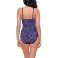 thumbnail image 2 of Miraclesuit womens  Spotlight Starr One-Piece, 16, Purple, 2 of 3
