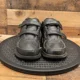 thumbnail image 2 of NEW BALANCE 576 HOOK AND LOOP MENS ATHLETIC SHOES BLACK LEATHER LOW SIZE 9.5EEEE, 2 of 5