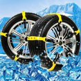 thumbnail image 1 of Juego de 10 cadenas de nieve para coche, cadenas universales ajustables de tracción de emergencia para neumáticos de seguridad de barro y nieve para coches Sincero Electrónica, 1 of 5