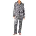 thumbnail image 1 of Gibobby Pijama para mujer invierno Pijamas de dos piezas y elásticos coloreados del desgaste del de Ding para las mujeres(Blanco,CH), 1 of 3