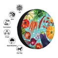 thumbnail image 4 of Fotbe Vegetable Funda de Llanta de Repuesto con Estampado, Engrosada, Ajuste Universal para Jeep, Remolque, RV, SUV, Camión-15 inch, 4 of 6