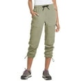 thumbnail image 2 of BALEAF Women's Hiking Pants Quick Dry Water Resistant Lightweight Joggers Pant for All Seasons Elastic Waist Light Green Size M, 2 of 7