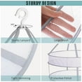 thumbnail image 3 of Caliee 3Tier Hanging Sweater Drying Rack Flat Mesh Foldable Clothes Drying Rack Large Capacity Windproof Laundry Drying Rack for Indoor Outdoor, 3 of 7
