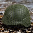 thumbnail image 1 of Helmet Net, 1PCS Webbing Tactical Helmet Cover Net Army Green Nylon Helmet Camouflage Net Cover For M1 M35 M88 Helmet, 1 of 8