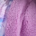 thumbnail image 3 of Noahas Super Soft Fuzzy Lightweight Luxurious Cozy Warm Fluffy Plush Sherpa Purple Rainbow Microfiber Blanket for Bed Couch Living Room, 60"x 80",Lavender, 3 of 7