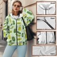 thumbnail image 3 of Yuyamidu Pickle Sweatshirt Oversized Hoodies for Women Trendy Clothes Zip Up Sweatshirts for Women Trendy Plus Size Zip Up Jacket Womens Zipper Sweatshirt 3XL, 3 of 8
