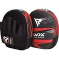 thumbnail image 6 of RDX Kids Focus Boxing Punch Mitts, Punching target, Punching pad Leather Curved Hook and Jab Target Hand Pads, Coaching Strike Shield for MMA, Red, 6 of 8