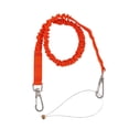 thumbnail image 4 of Climbing Restraint Lanyard Fall Protection Strap Protective Equipment Telescopic Elastic Rope Lanyards for Mountaineering Rappelling Outdoor, 4 of 10