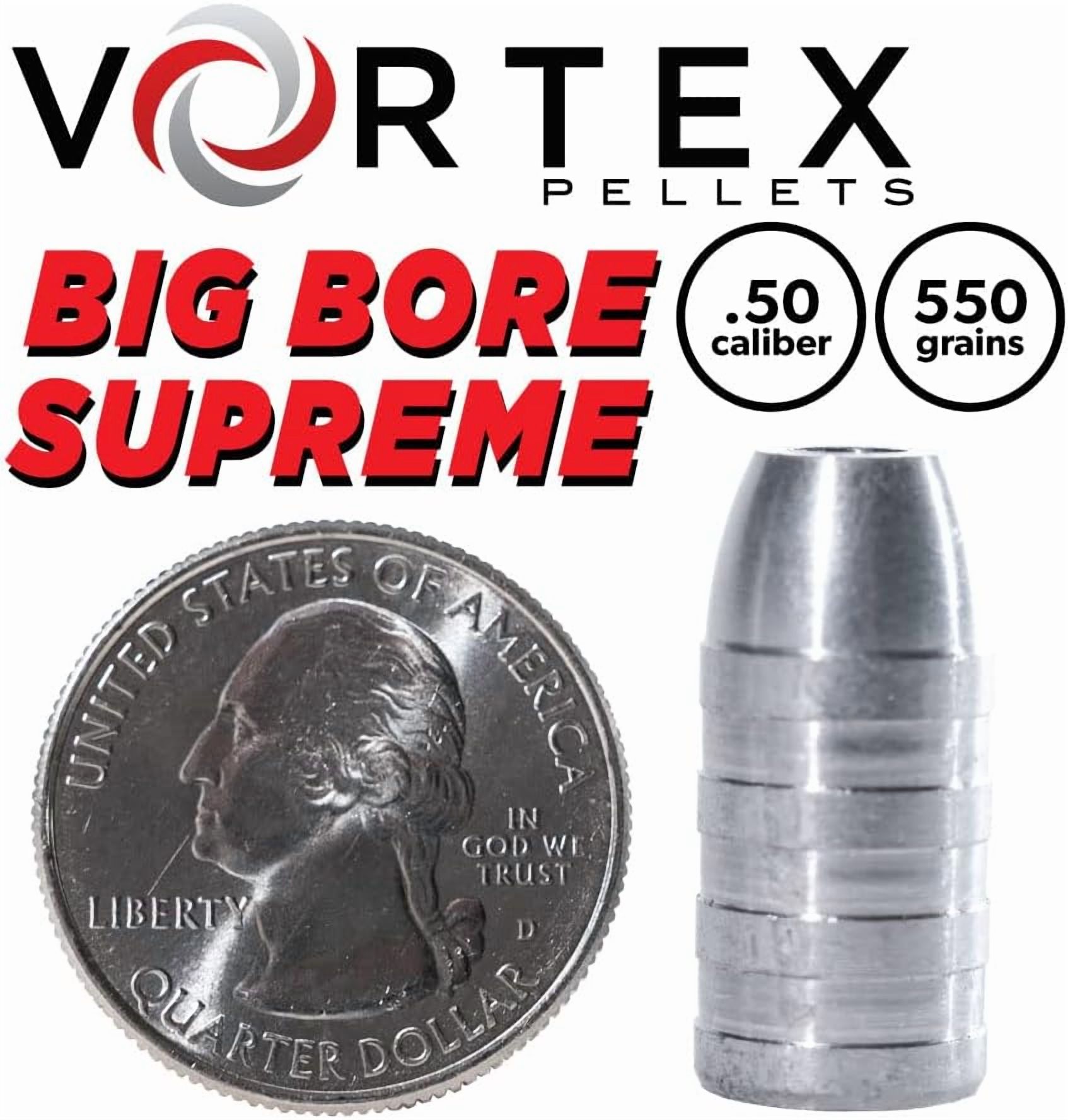 Hatsan Vortex Supreme Hollow Point Air Gun Pellets 50 Caliber 520 Grain 22PK