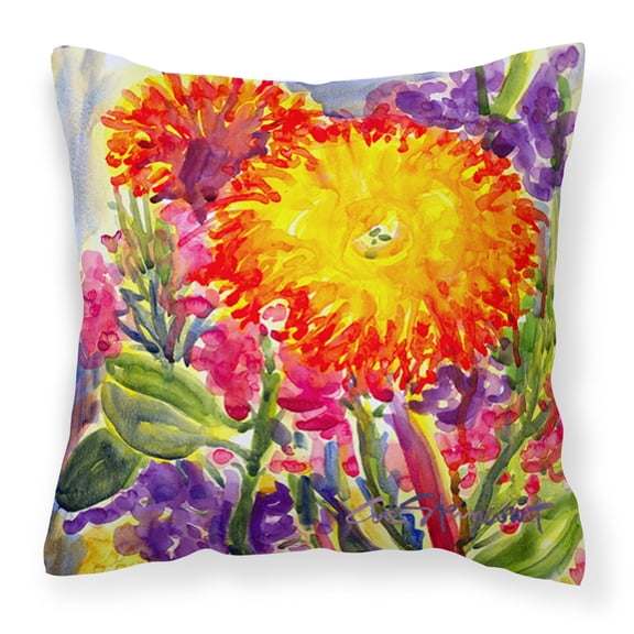 Flower - Aster Fabric Decorative Pillow