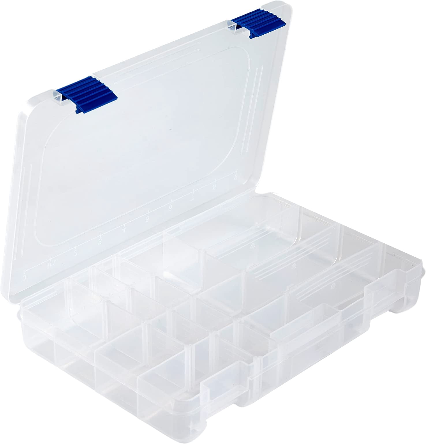 Medium Plastic Fishing Tackle Box Storage Organizer 3600 With Adjustable Dividers Tray Parts Crafts Case 4 Pack