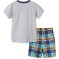 thumbnail image 2 of Toddler Boy Cotton Summer Short Sleeve T-Shirt and Short Set, 2 of 9