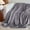Dark Gray72, variant on Iumwxz Cooling Weighted Blanket for Adults, Large 100x120cm All Season Soft Knitted Polyester Throw, Heat Dissipating Breathable Fabric for Bed Sofa Travel Office Nap, Easy Carry Moderate Thickness