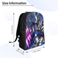 thumbnail image 4 of Mobile Suit Gundam Backpacks Lightweight Bookbags Casual Daypack For Travel Work Hiking, 4 of 8