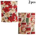 thumbnail image 2 of 2PCS Christmas Chair Covers Santa Xmas Chair Slipcovers Chair Back Cap Covers, 2 of 10