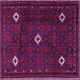 thumbnail image 1 of Ahgly Company Indoor Square Persian Pink Traditional Area Rugs, 6' Square, 1 of 4