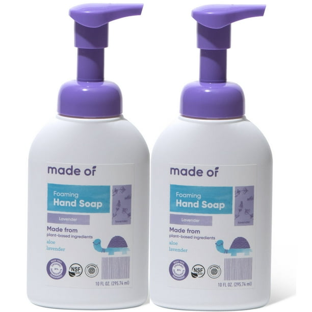 (Pack of 2) MADE OF Foaming Organic Castile Hand Soap, NSF Organic and