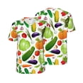 thumbnail image 3 of Daiia Vegetables2 Mens Baseball Jersey Button Down Shirts Short Sleeve Sports Uniforms-Medium, 3 of 9