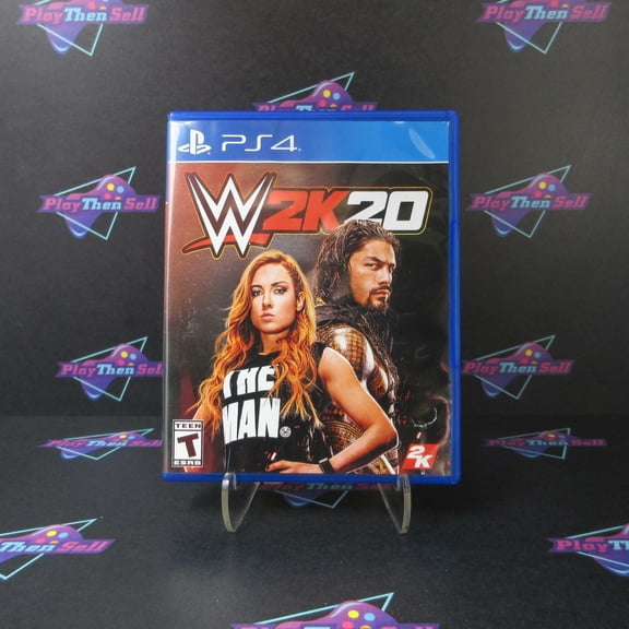 Restored WWE 2K20 Video Game by 2K for Physical/PlayStation 4, Sports Game, Parental Controls, 4 Offline Players