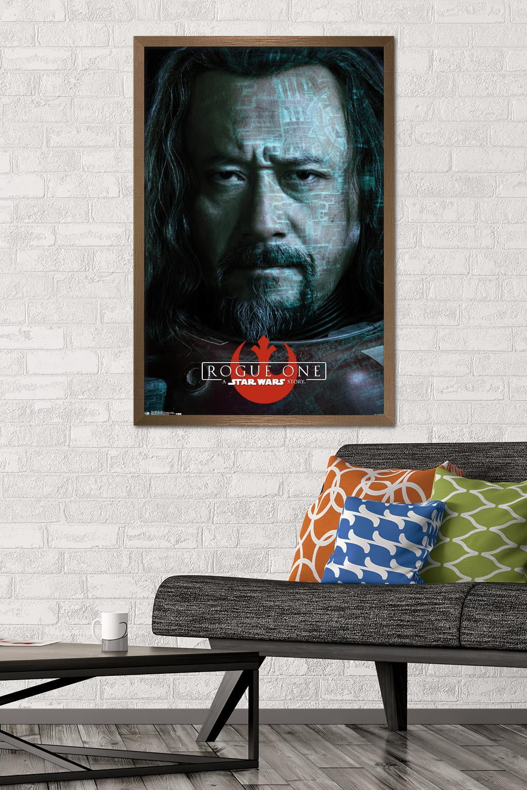 Star Wars: Rogue One - Baze Wall Poster, 22.375" x 34", Framed