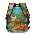 thumbnail image 4 of The Fox and the Hound Backpack Cute Printed Lightweight Casual Unisex Laptop Computer Bookbag School Hiking Work Business Travel Daypacks Gifts, 4 of 6