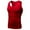 Red, variant on Wancir Men's Sleeveless UPF 50+ Swim Shirts Quick Dry Workout Tank Top UV Protection Running Gym Muscle T Shirts