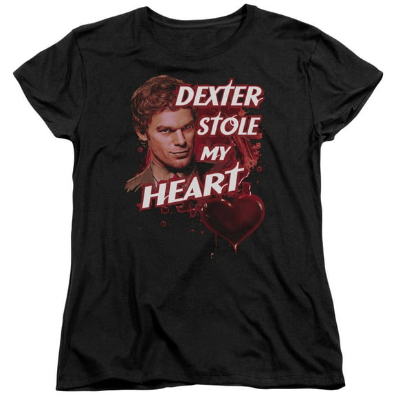 Dexter Bloody Heart Women's T-Shirt Black