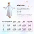 thumbnail image 7 of Ocealan Kids Girls Angel Paradise Outfits Pure White Long Sleeve Peplum Maxi Dress with Wings Set White-A 12, 7 of 7