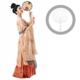 thumbnail image 3 of Shisuyan 20pcs Fan Frame Handcrafts Hand Fan Making Material Unfinished Fan Frame, 3 of 9