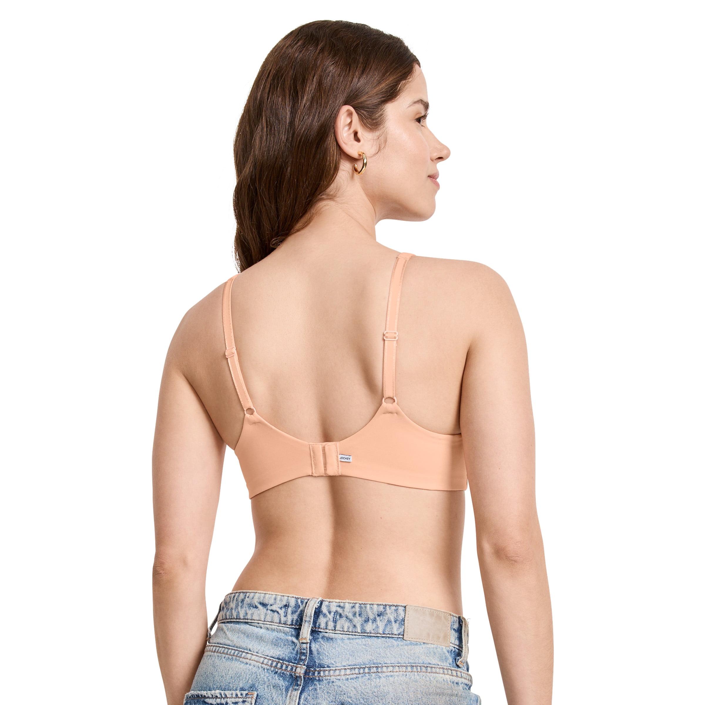 Jockey Women's Smooth & Sleek Microfiber Full Coverage Wirefree Unlined T-Shirt Bra