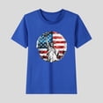 thumbnail image 2 of Edvintorg 4Th Of July Summer Boys Tshirts Fashion Independence Day Graphic Shirt Cute Round Neck Short Sleeve Casual Cotton Basic Tee Tops 2-15 Years Teenage Girls Clothing, 2 of 5