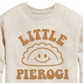 thumbnail image 3 of Instant Message - Dyngus Day - Little Pierogi - Polish Holiday Celebration - Toddler & Youth Crewneck Fleece Sweatshirt, 3 of 6