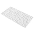 thumbnail image 1 of Molde para tartas, molde de silicona con patrón de números y letras en inglés, molde para chocolate, diseño aerodinámico, 1 of 12