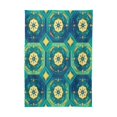 thumbnail image 2 of Qxltty Green Tribal Style Pattern Square Tablecloth 60×120in Thick Wrinkle Resistant Heat Proof Durable Table Cover for Dining Table, 2 of 9