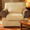 thumbnail image 4 of Ke1Clo Elastic Sofa Armrest Covers Thickened Stain-Resistant, Protective Covers for Home Furnishings Solid Color, Sofa Armrest Protector 2pcs for Living Room, 4 of 6